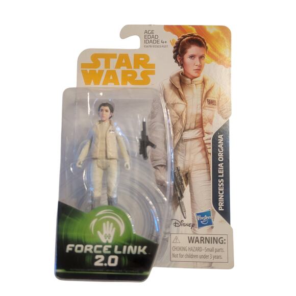 Star Wars Force Link 2.0 Luke Skywalker & Leia Organa Figure Lot Hasbro New - Picture 4 of 16